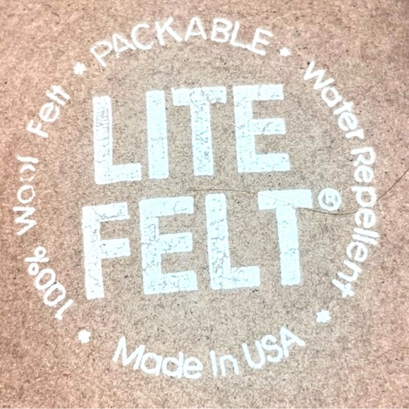 Lite Felt Jhats‎ Collection VTG Unisex Fedora Khaki Hat High End Luxury Hat EUC - Picture 2 of 14